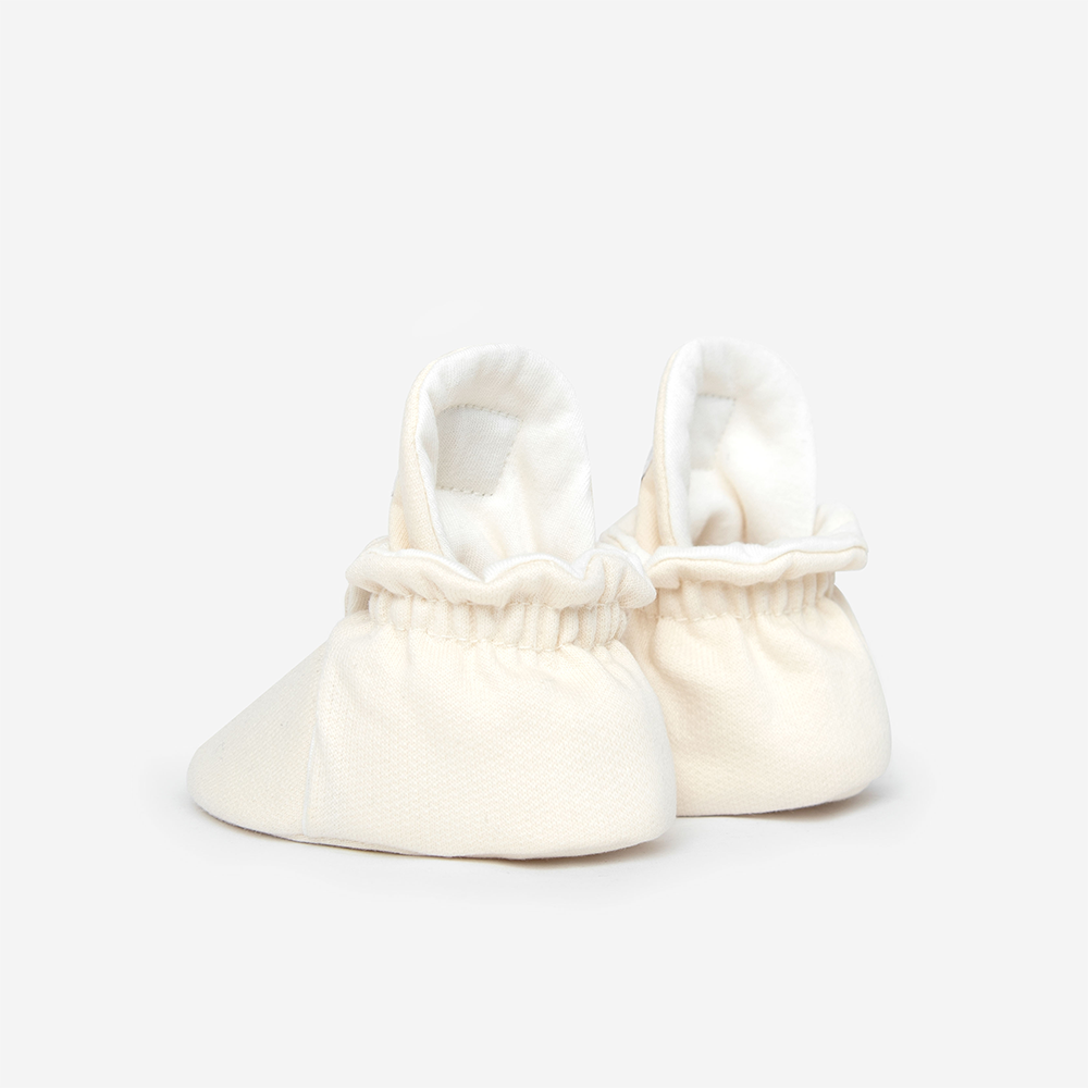 Kings & Rebels Baby Booties 'Cotton' Cream - Online MY SNOWFLAKE