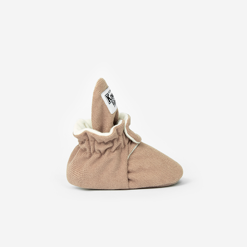 Kings & Rebels Baby Booties 'Gamuza' Café - Online MY SNOWFLAKE