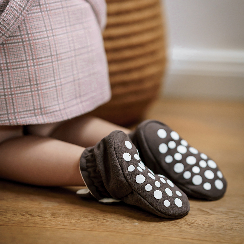 Kings & Rebels Baby Booties 'Gamuza' Chocolate - Online MY SNOWFLAKE