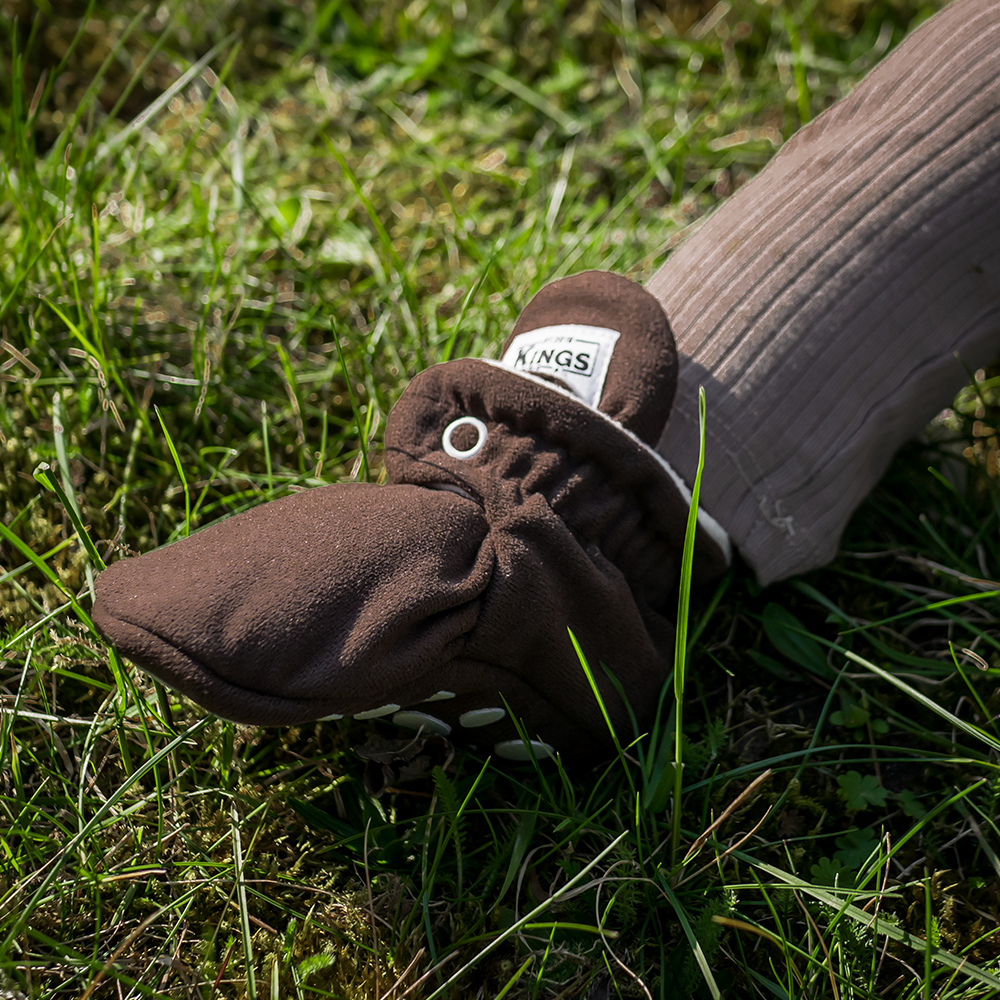 Kings & Rebels Baby Booties 'Gamuza' Chocolate - Online MY SNOWFLAKE