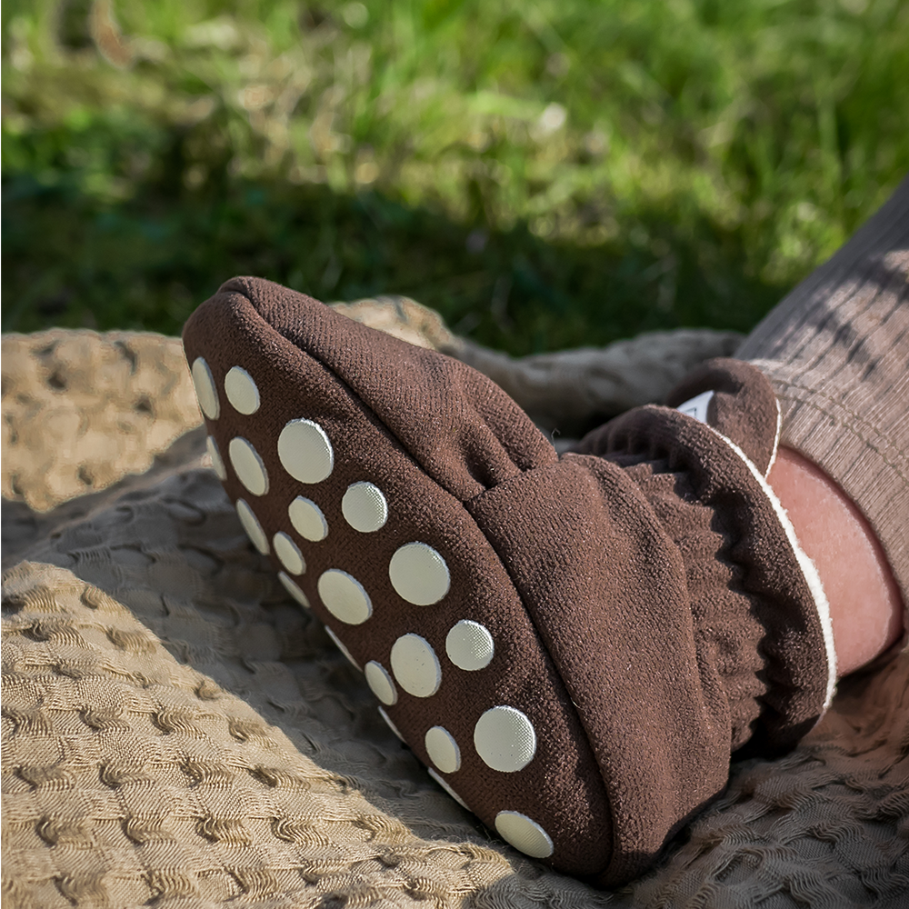 Kings & Rebels Baby Booties 'Gamuza' Chocolate - Online MY SNOWFLAKE