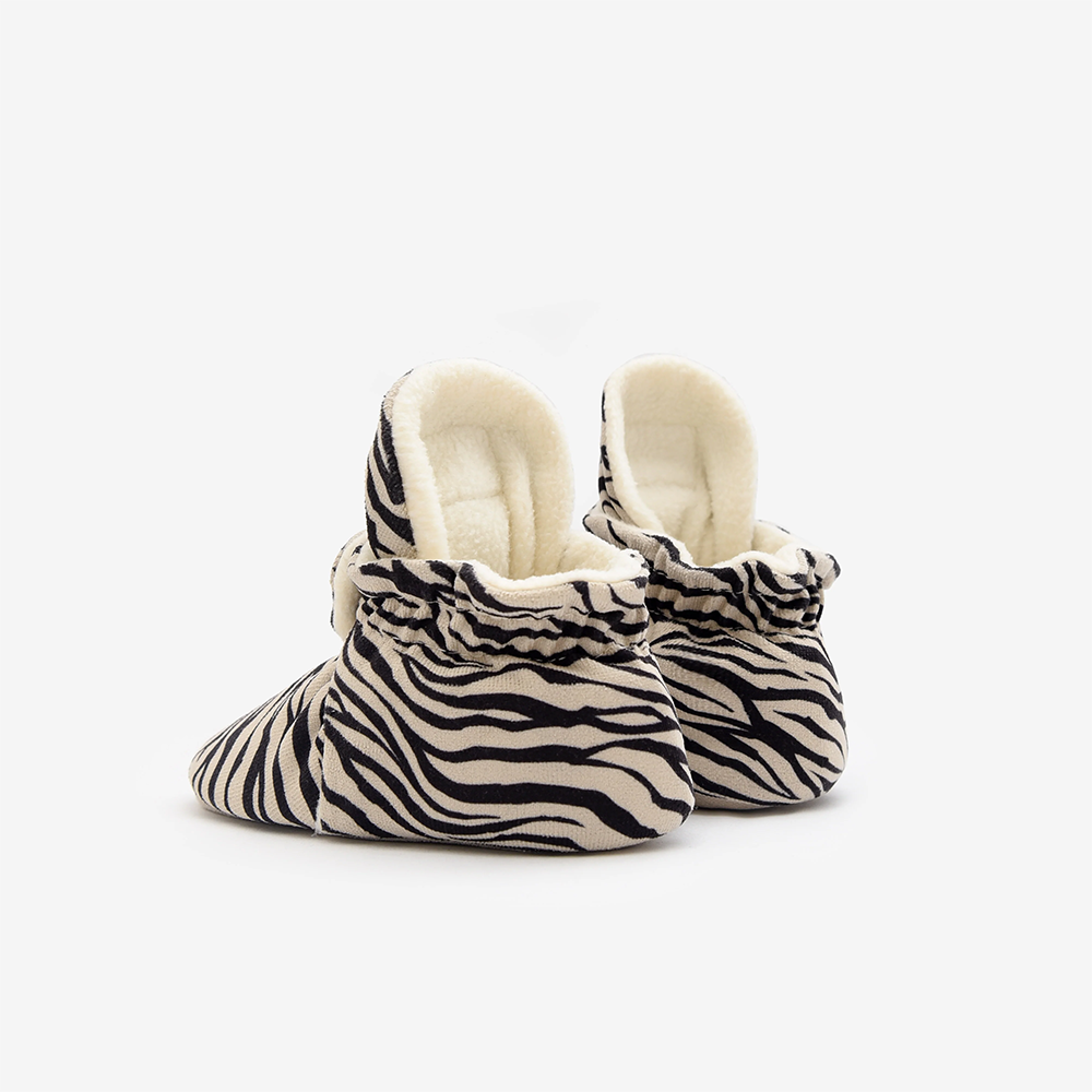 Kings & Rebels Chaussons Bébé 'Gamuza' Zèbre