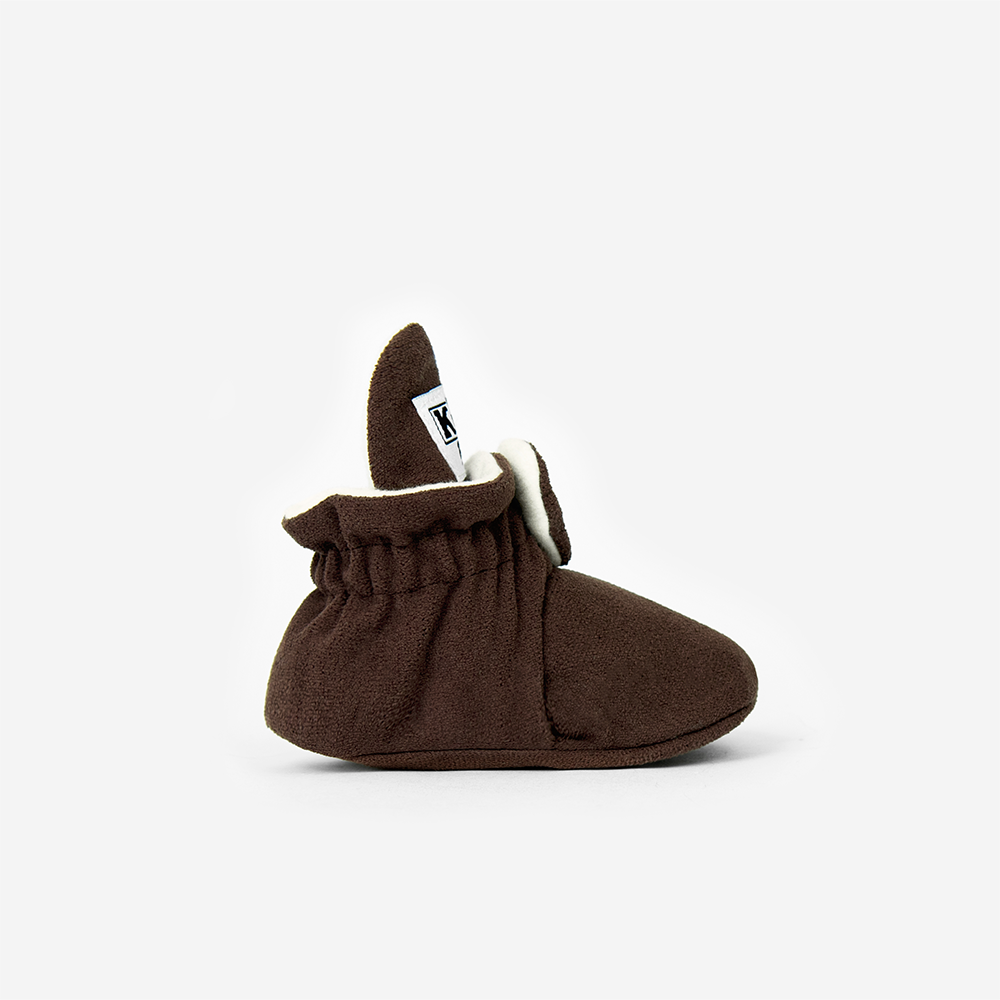 Kings & Rebels Baby Booties 'Gamuza' Chocolate - Online MY SNOWFLAKE