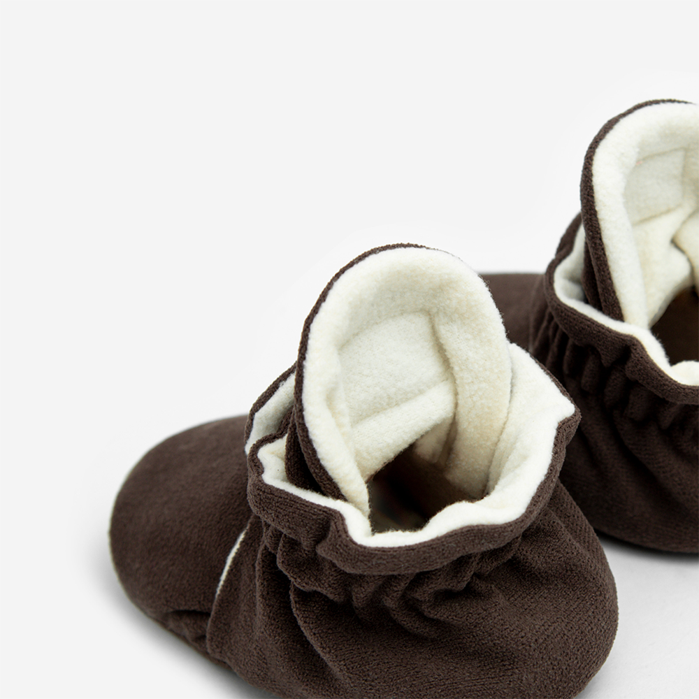 Kings & Rebels Baby Booties 'Gamuza' Chocolate - Online MY SNOWFLAKE