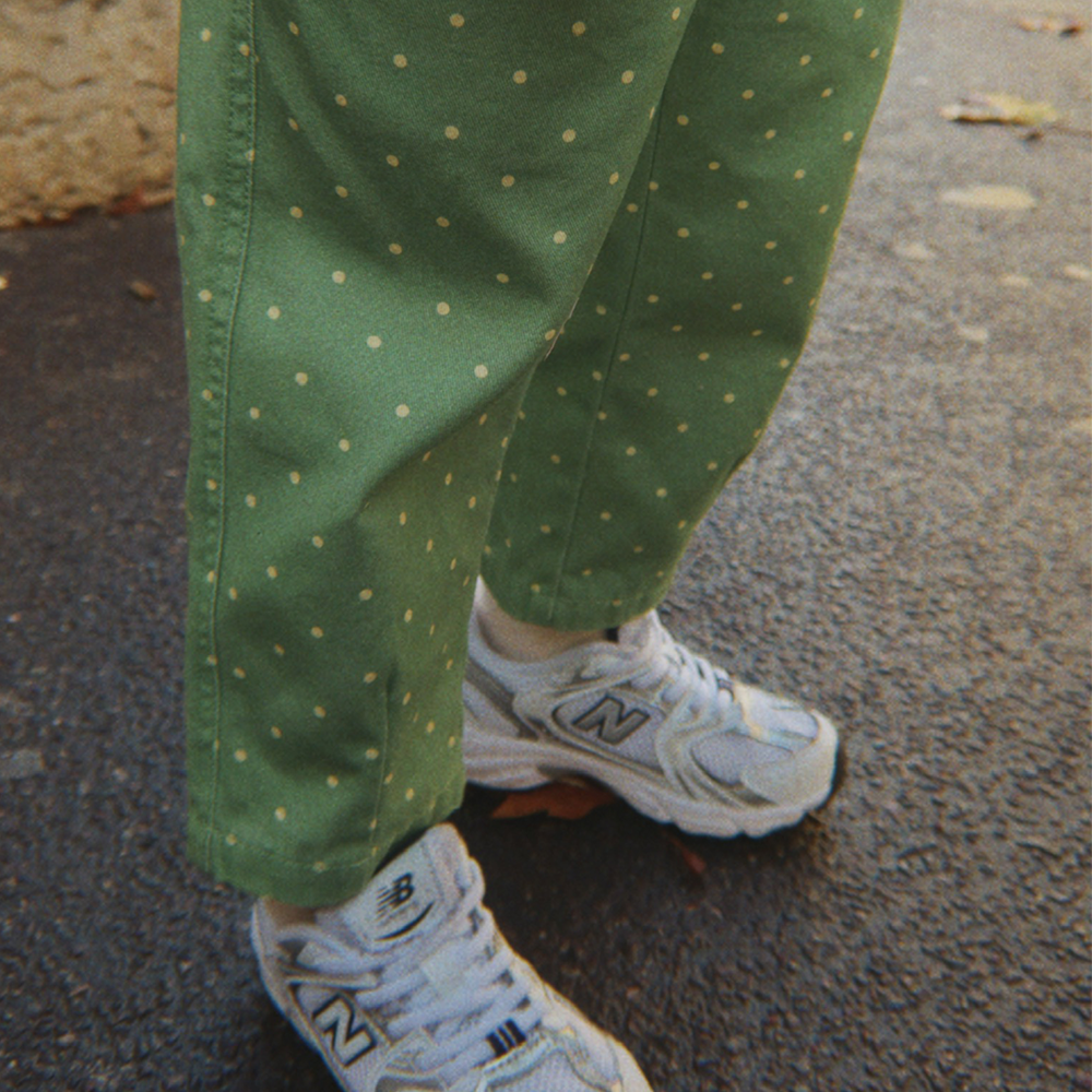 Konges Sløjd Pantalon 'Nola' Pois Pistache