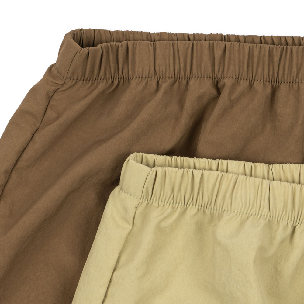Konges Sløjd Lot de 2 shorts pour adultes « Acty Mommy » Pale Olive Green/Ermine