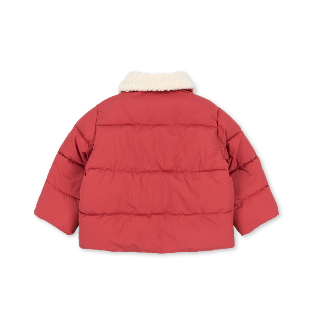 Konges Sløjd Winter Jacket with Collar 'Alpi Collar' Cardinal