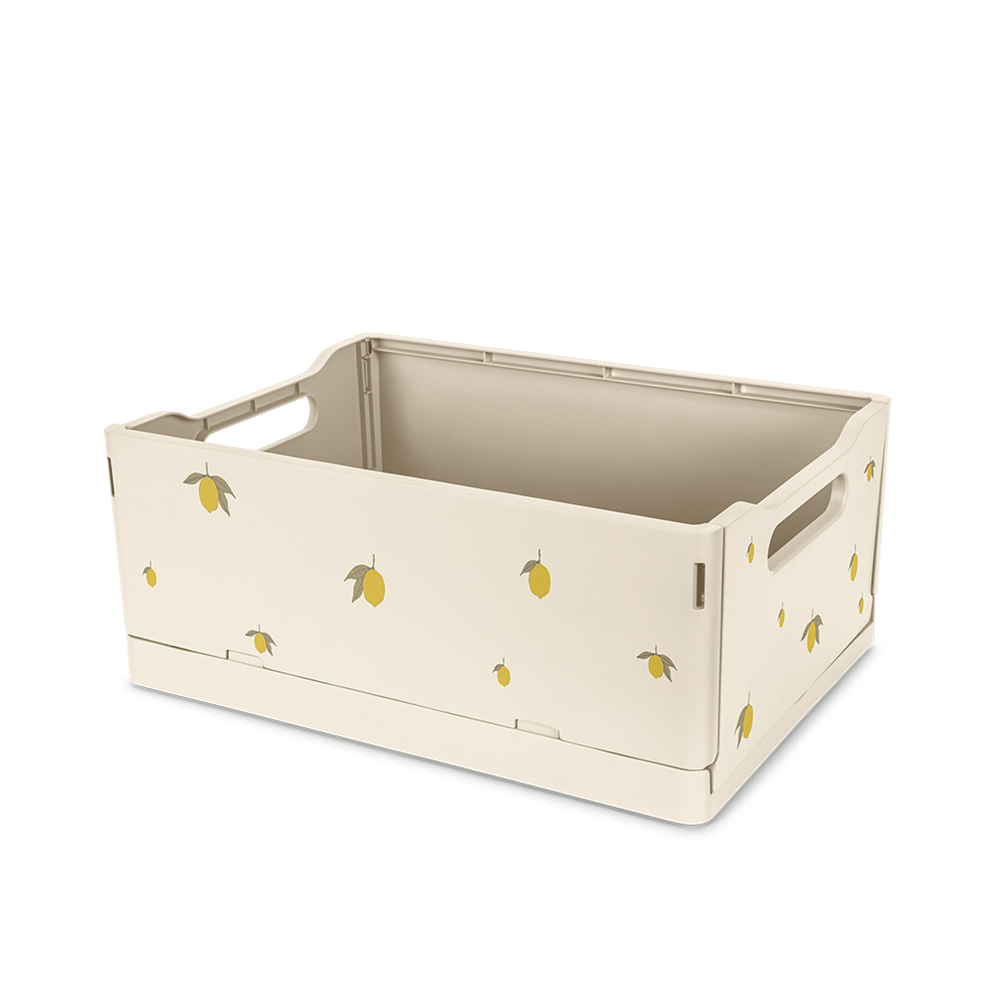 Konges Sløjd Foldable Storage Box Set of 2 Lemon