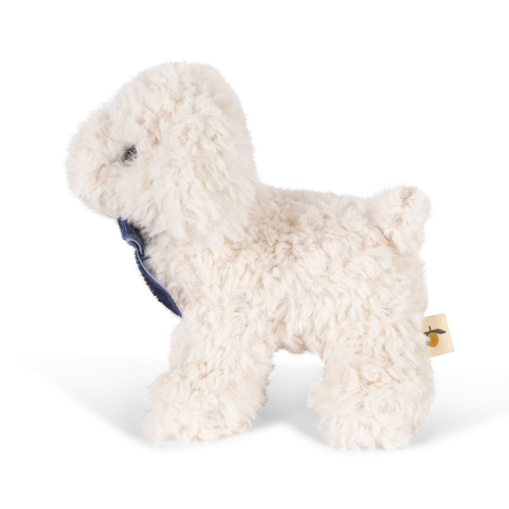 Konges Sløjd  Plüschtier 'Baby Animals' White Dog