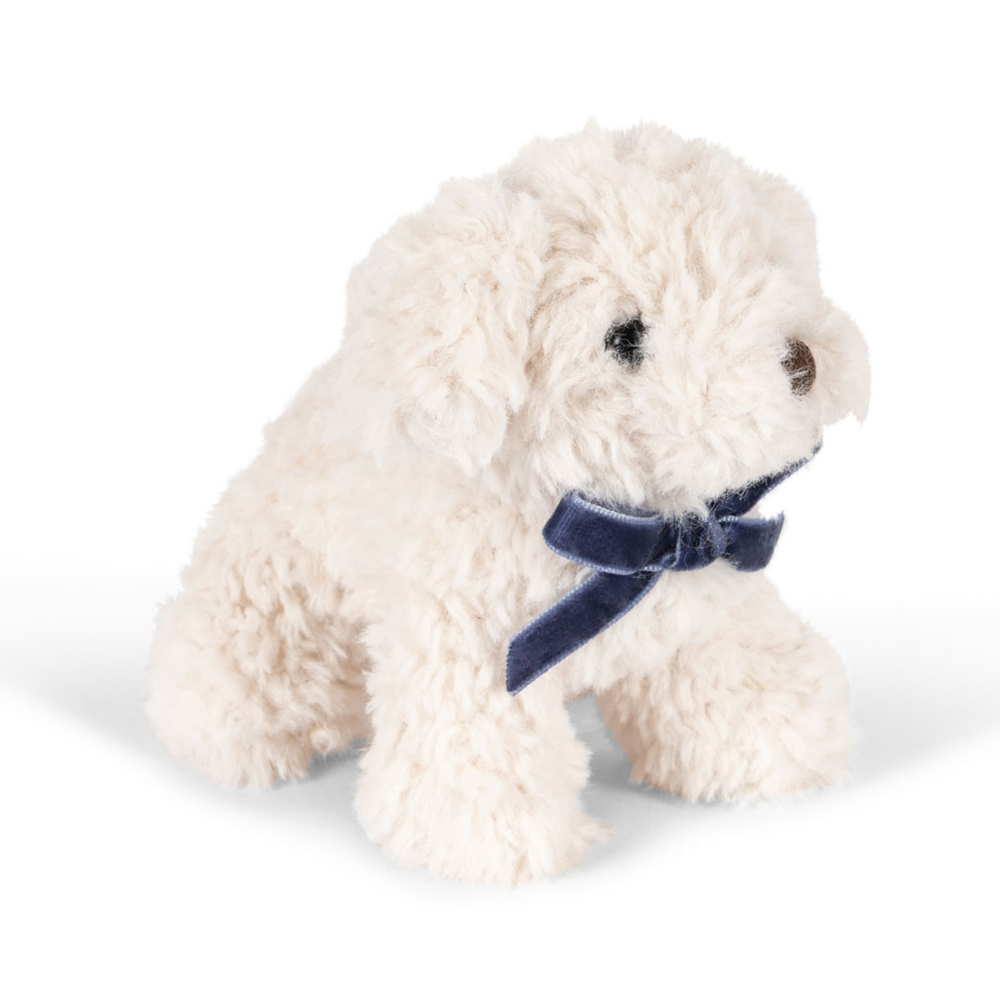 Konges Sløjd  Plüschtier 'Baby Animals' White Dog