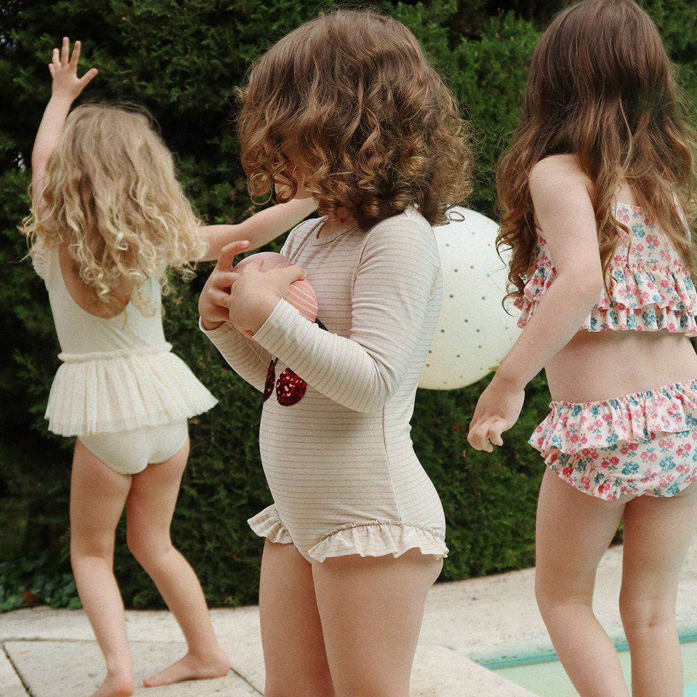 Konges Sløjd Maillot de bain « Jade » Rose Stripe