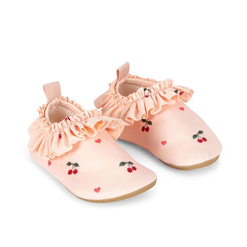 Konges Sløjd UV-Badeschuhe 'Merle' Cherry Coeur Rose