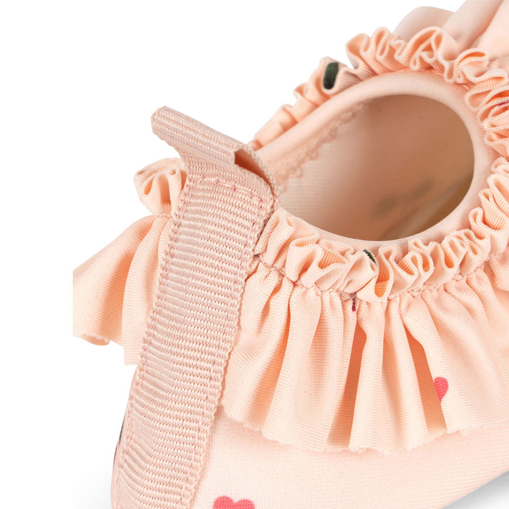 Konges Sløjd UV-Badeschuhe 'Merle' Cherry Coeur Rose