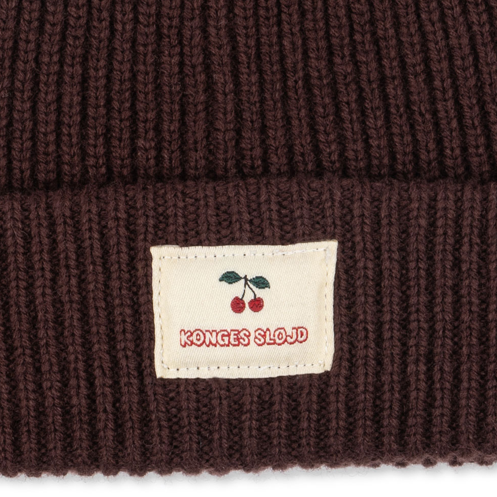 Konges Sløjd Beanie 'Basil' Decadent Chocolate