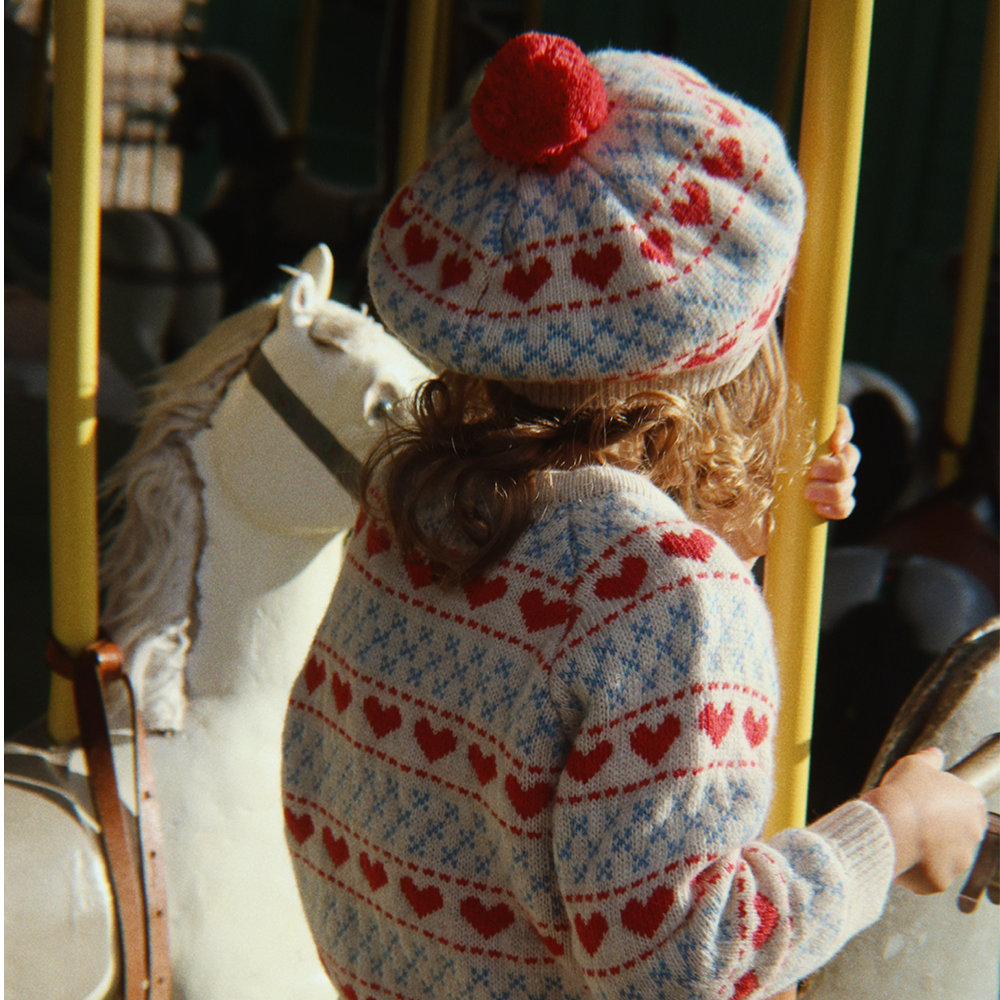 Konges Sløjd Knitted Cardigan 'Belou' Heart