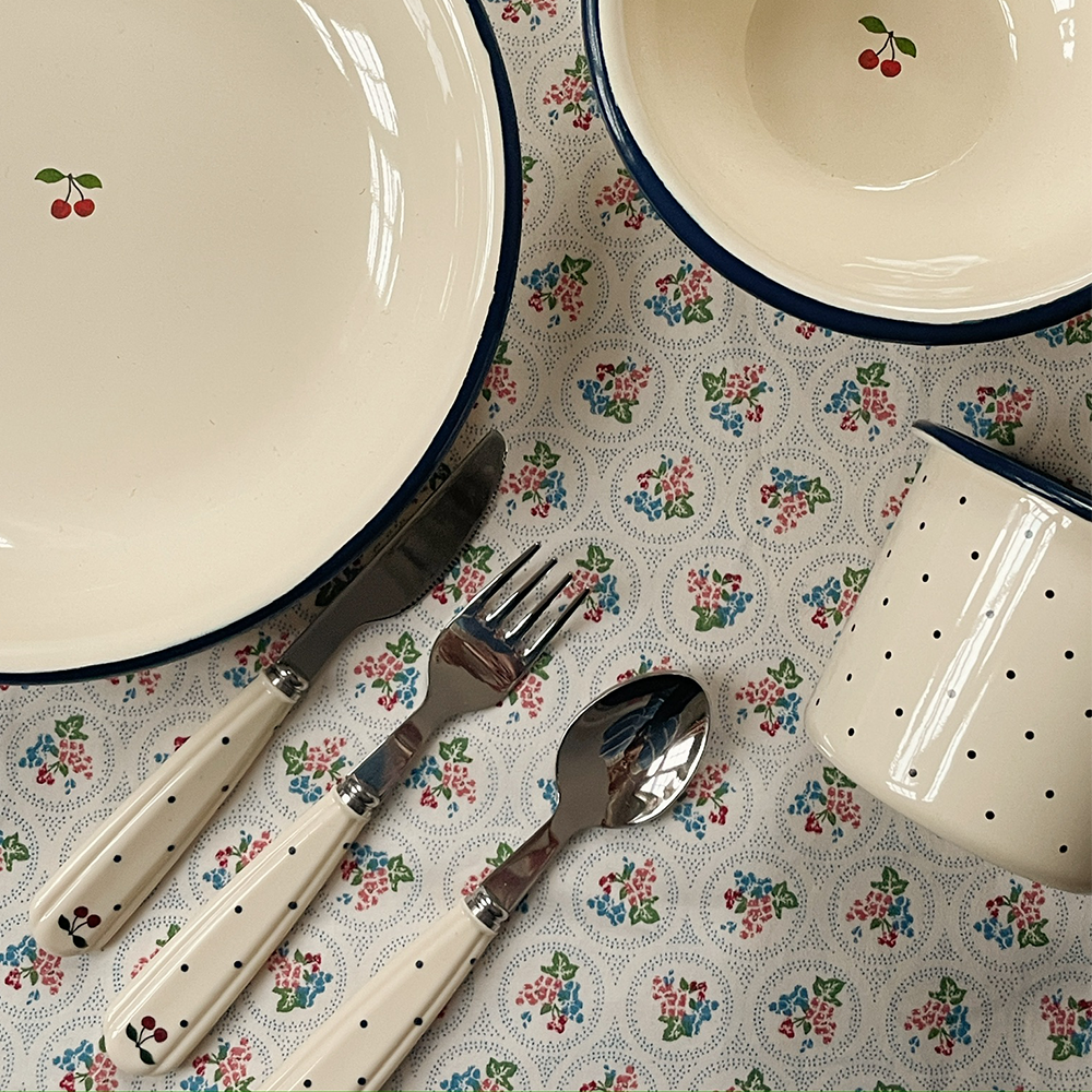 Konges Sløjd Cutlery Set Navy Dots