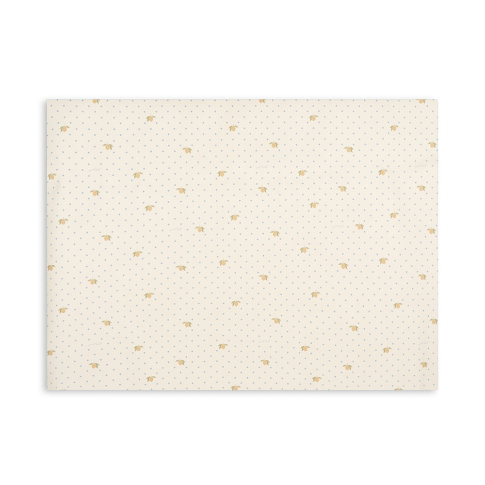 Konges Sløjd  Vinyl-Bodenschutzmatte Lemon Dot