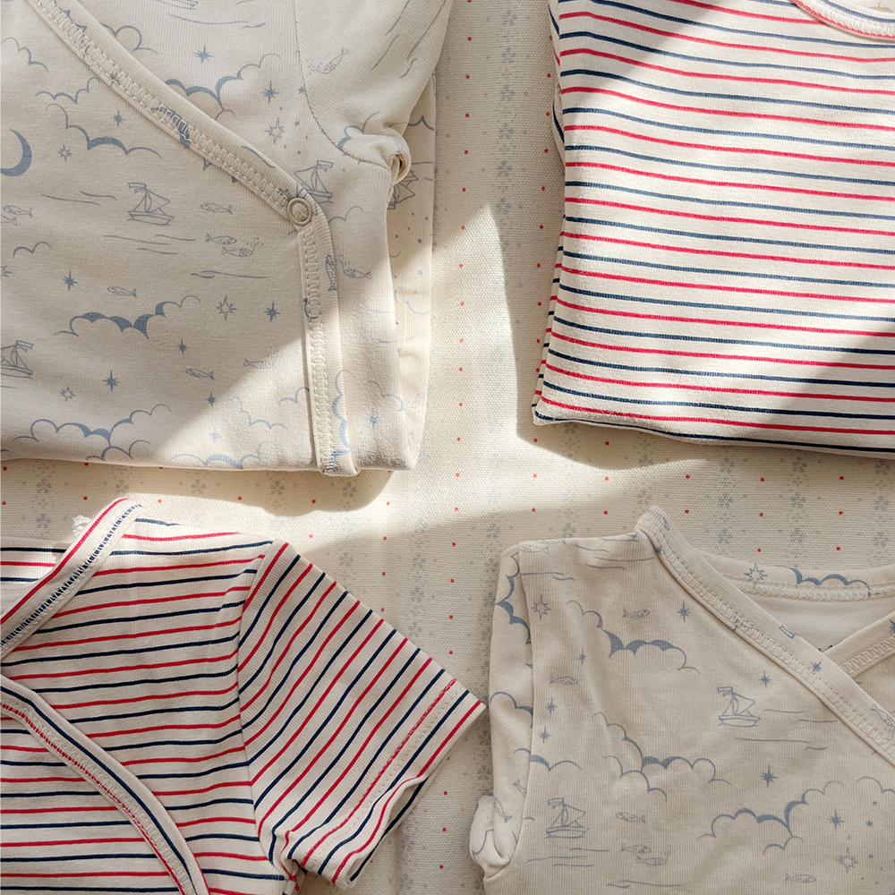 Konges Sløjd Body 'Basic' Stripe Tricolore Petit