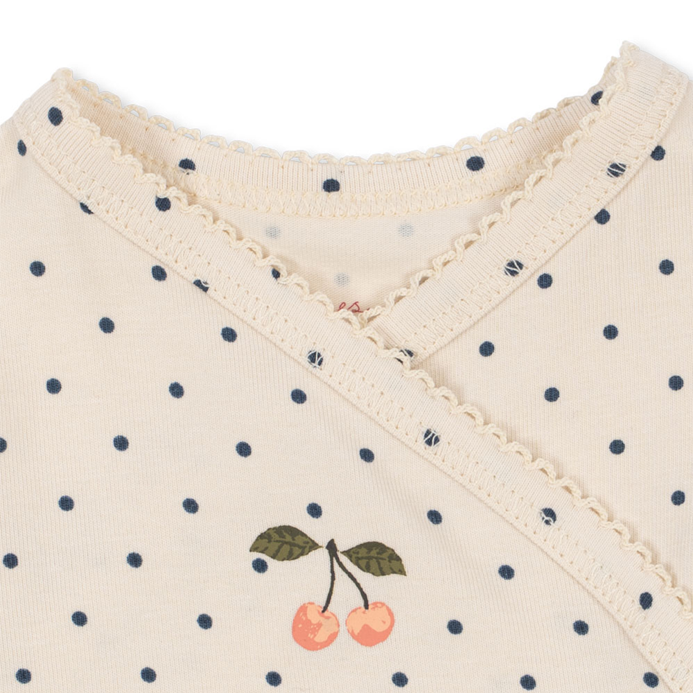 Konges Sløjd Newborn Wickelbody 'Basic' Blue Dot - Online MY SNOWFLAKE