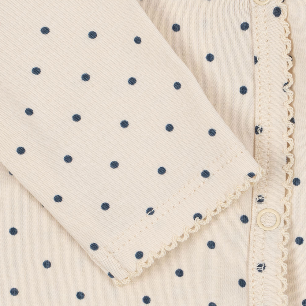 Konges Sløjd Newborn Wickelbody 'Basic' Blue Dot - Online MY SNOWFLAKE