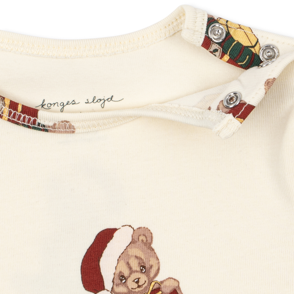 Ensemble body et leggings Konges Sløjd 'Basic' Teddy Bear