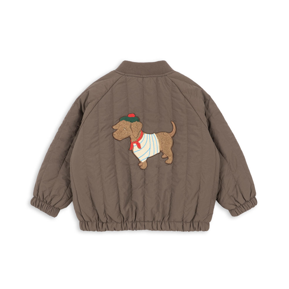 Konges Sløjd 'Juno' Bomber Jacket - Walnut
