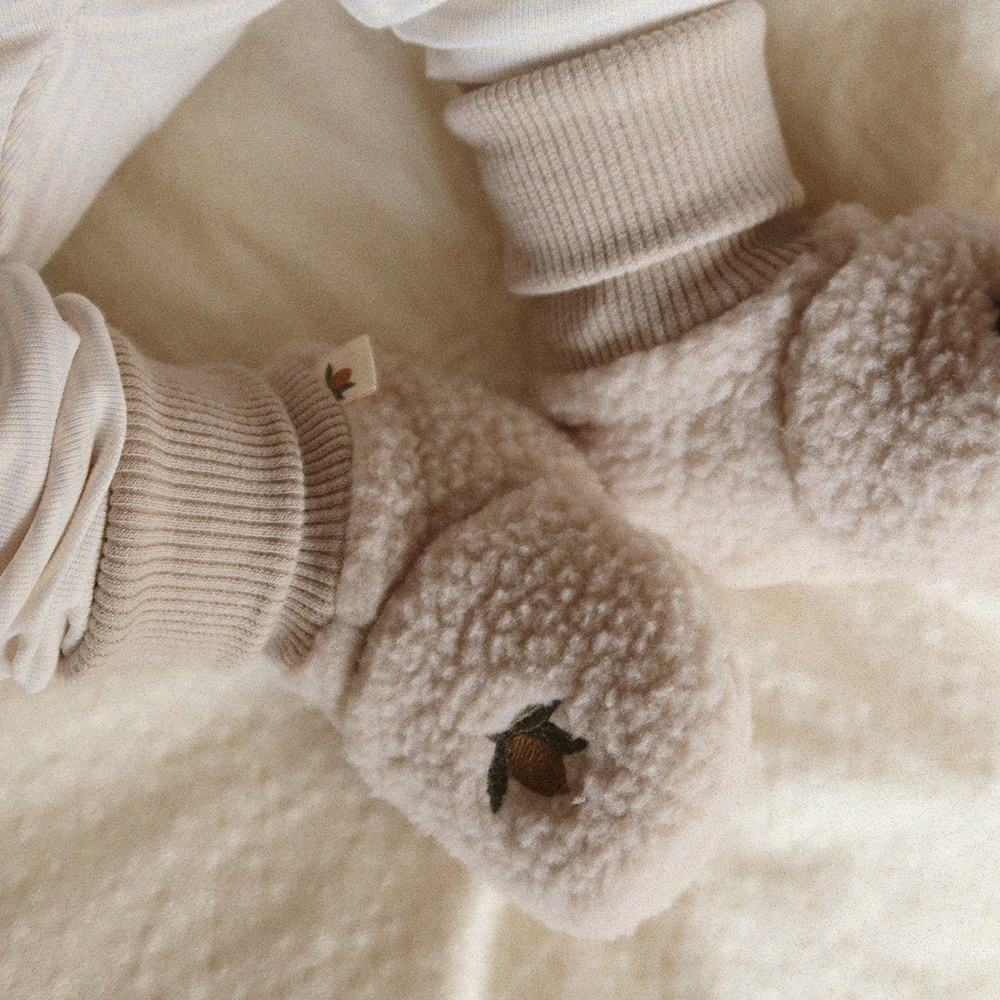 Konges Sløjd Baby Booties 'Safa' Oxford Tan