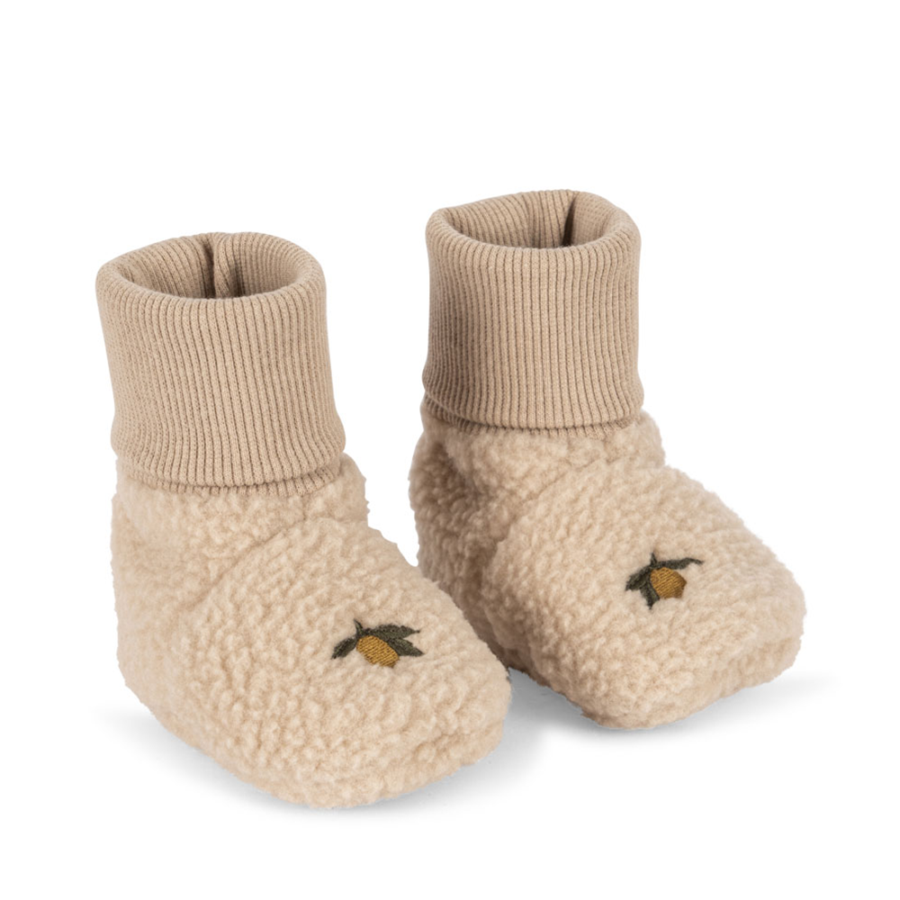 Konges Sløjd Baby Booties 'Safa' Oxford Tan