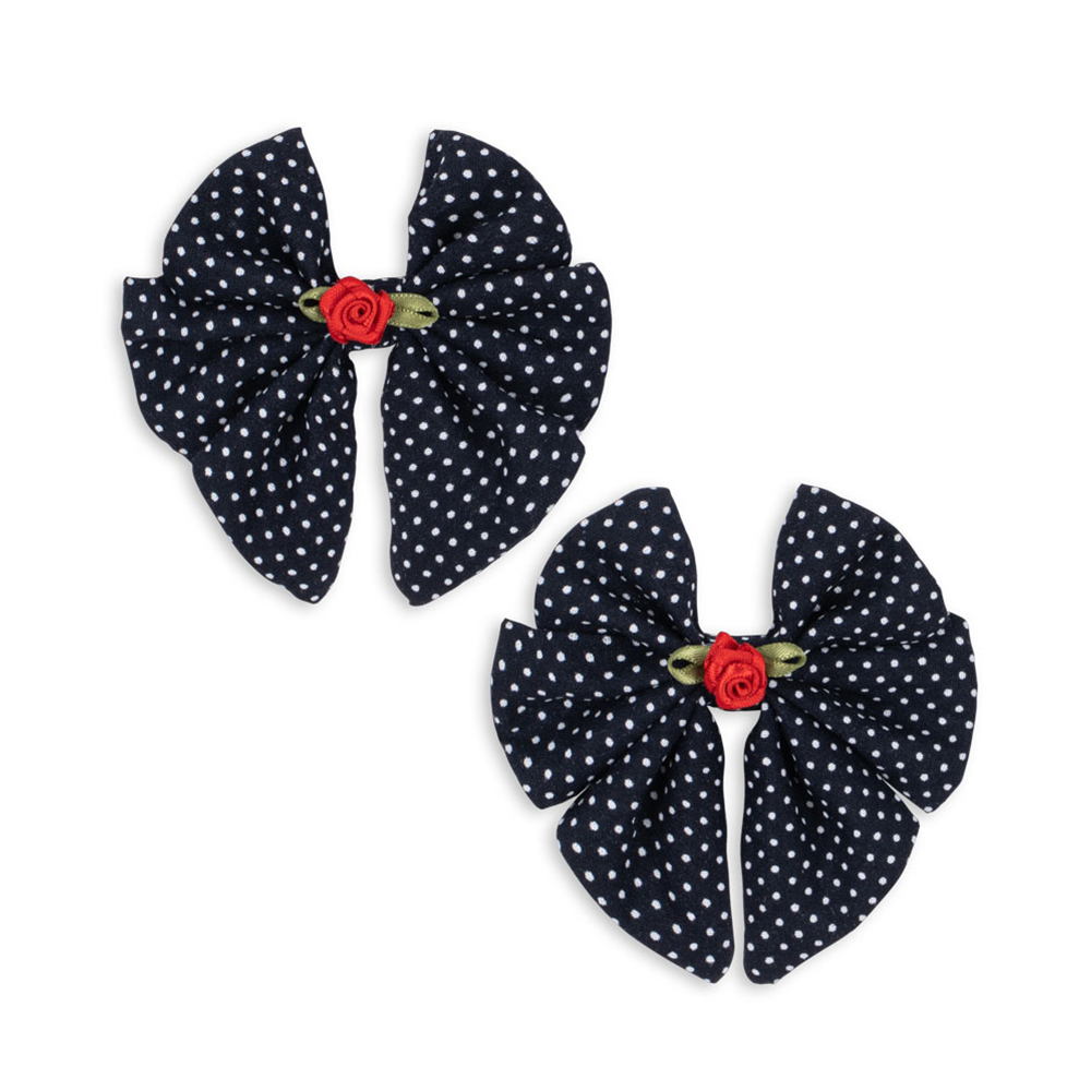 Konges Sløjd Bow Hair Clips 'Bow' Rose Rouge
