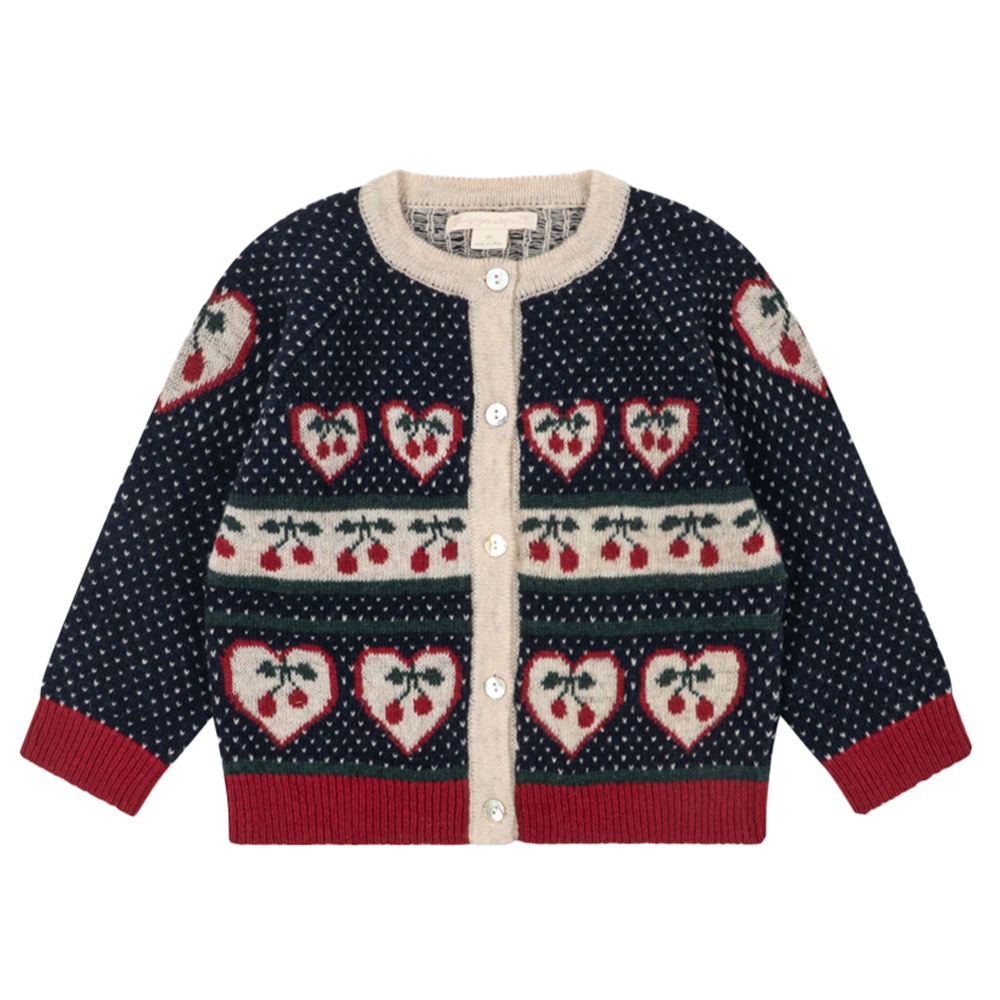 Konges Sløjd Strickcardigan 'Belou' Cherry