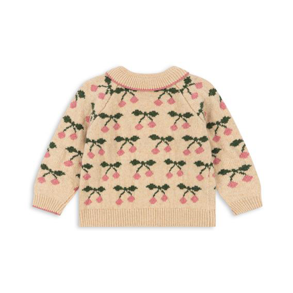 Konges Sløjd Strickcardigan 'Belou' Cherry - Online MY SNOWFLAKE