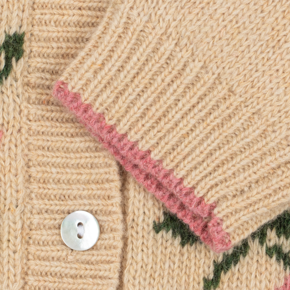 Konges Sløjd Strickcardigan 'Belou' Cherry - Online MY SNOWFLAKE