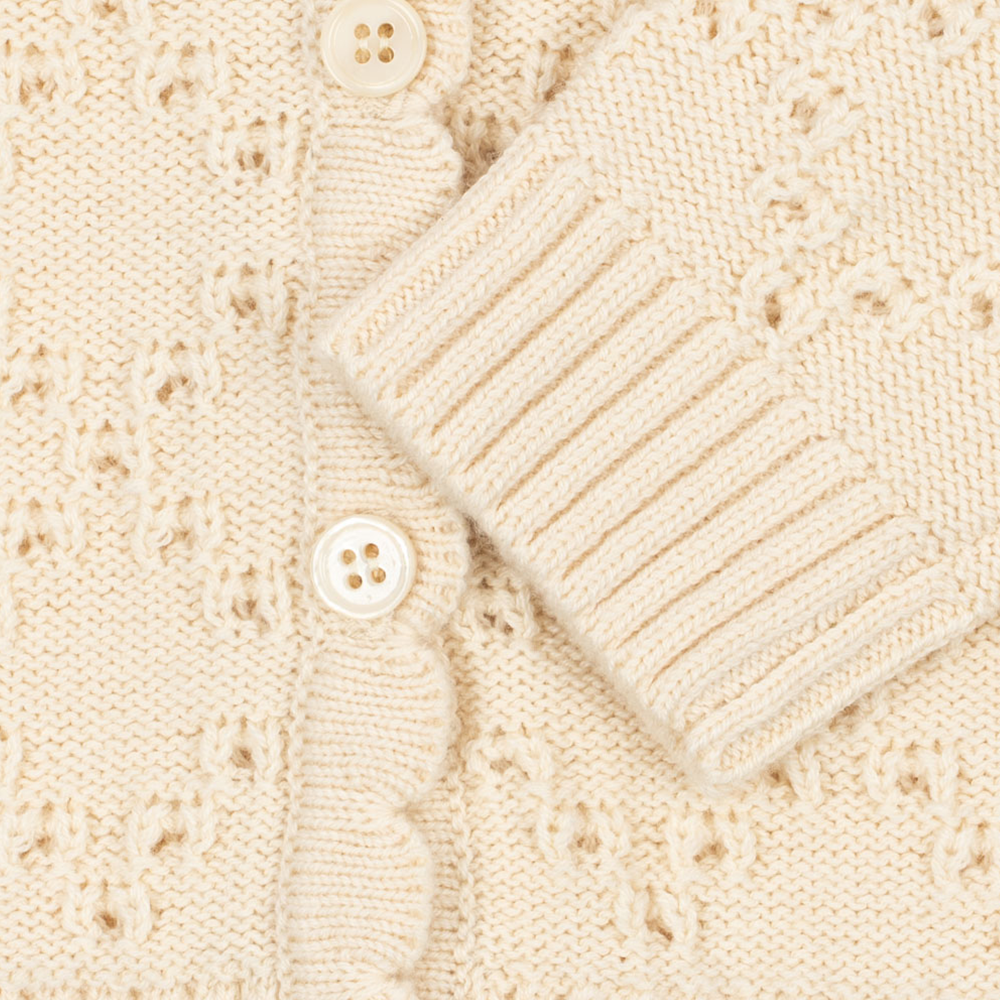 Konges Sløjd Strickcardigan 'Cocolo' Buttercream