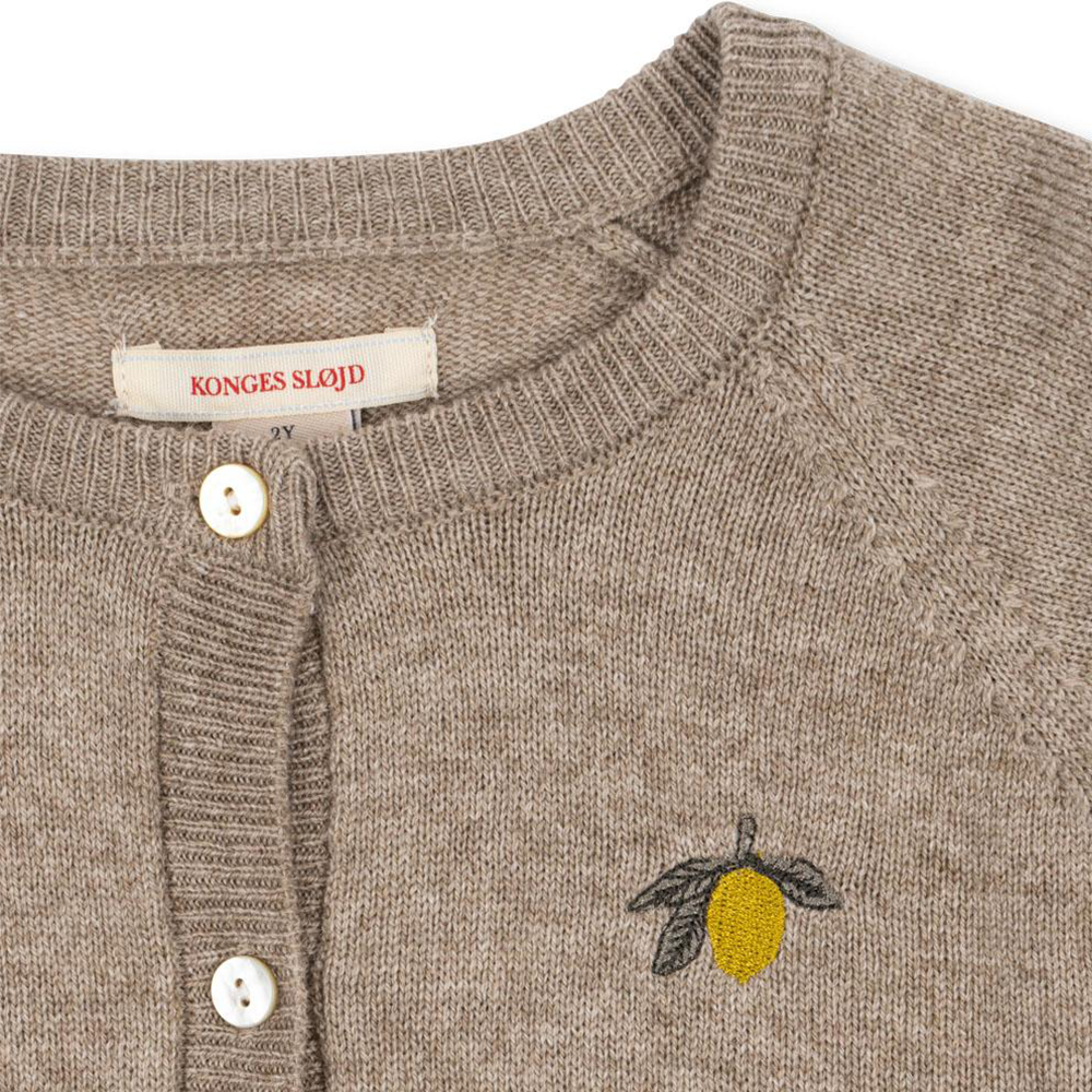 Konges Sløjd Strickcardigan 'Mattou' Light Brown
