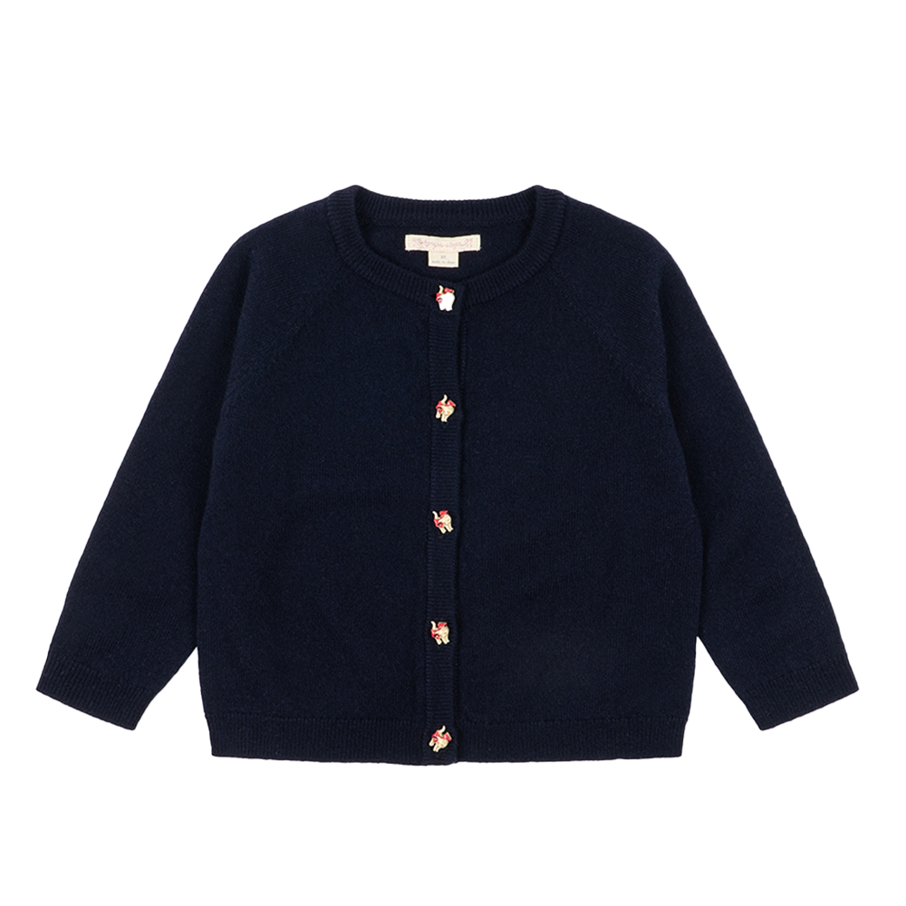 Konges Sløjd Wool Cardigan 'Cattie' Blue