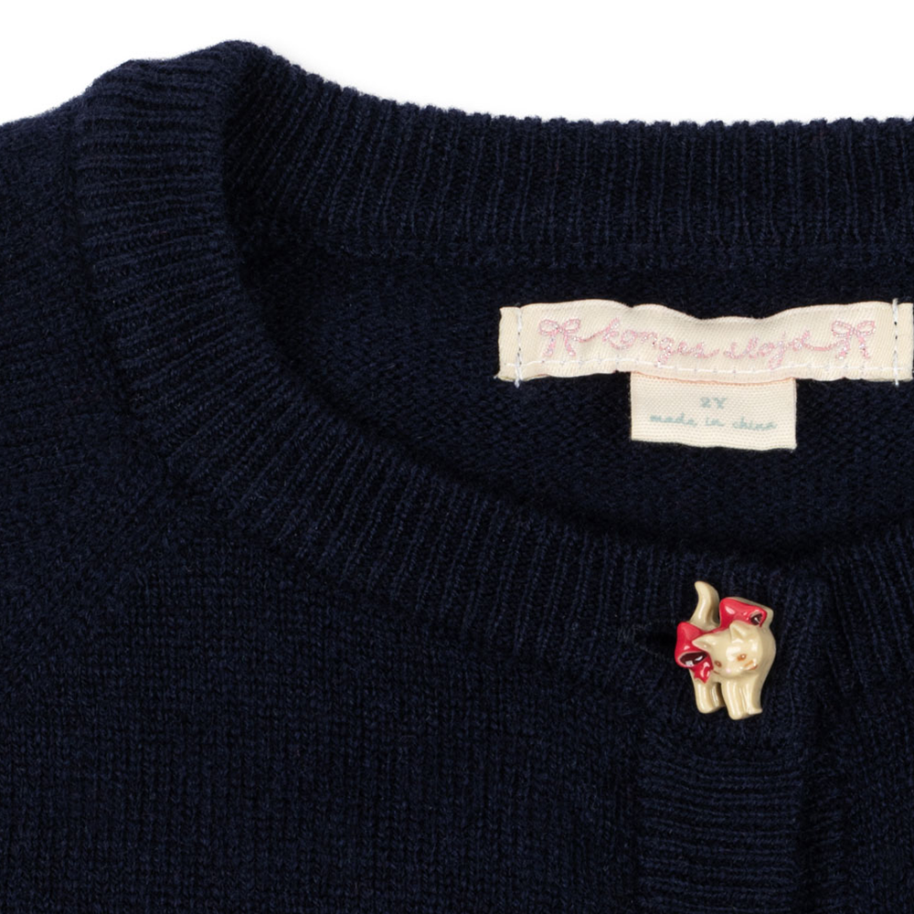 Konges Sløjd Wool Cardigan 'Cattie' Blue