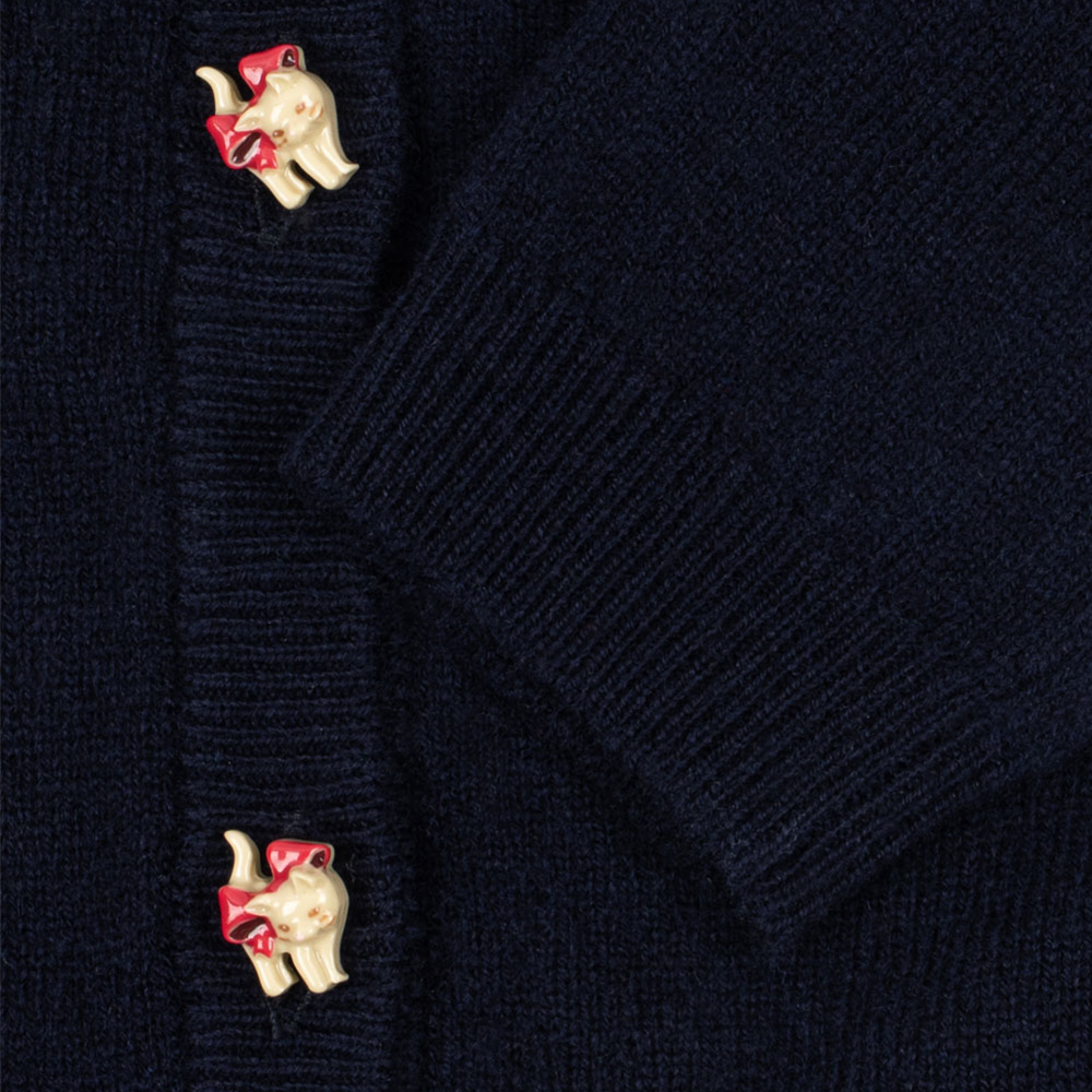 Konges Sløjd Wool Cardigan 'Cattie' Blue