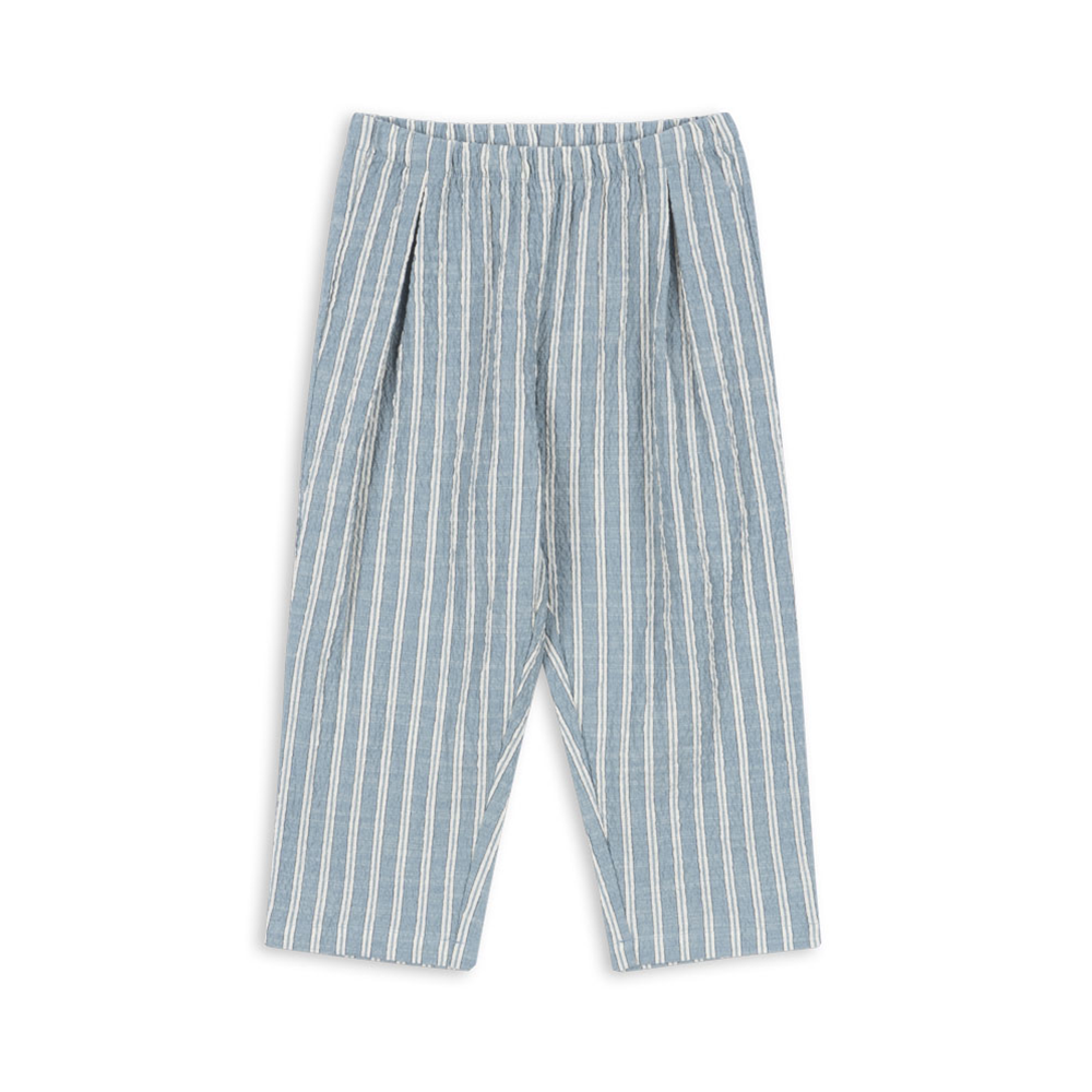 Konges Sløjd Pantalon « Elliot » Trio Bleu Rayé