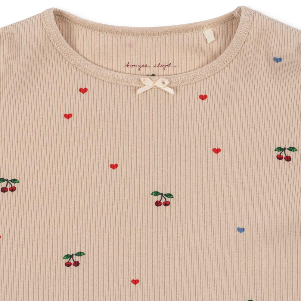 Konges Sløjd Oberteil 'Ella' Cherry Coeur Blush - Online MY SNOWFLAKE