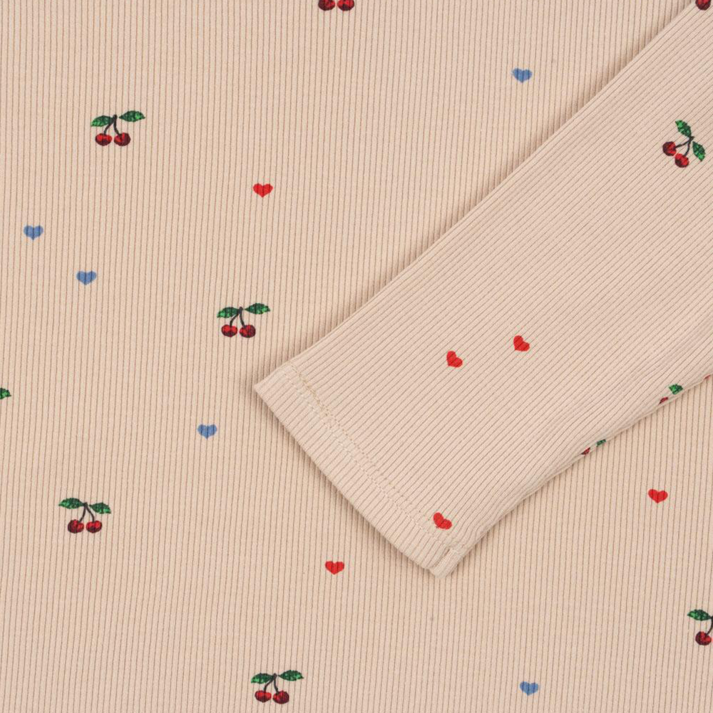 Konges Sløjd Oberteil 'Ella' Cherry Coeur Blush - Online MY SNOWFLAKE