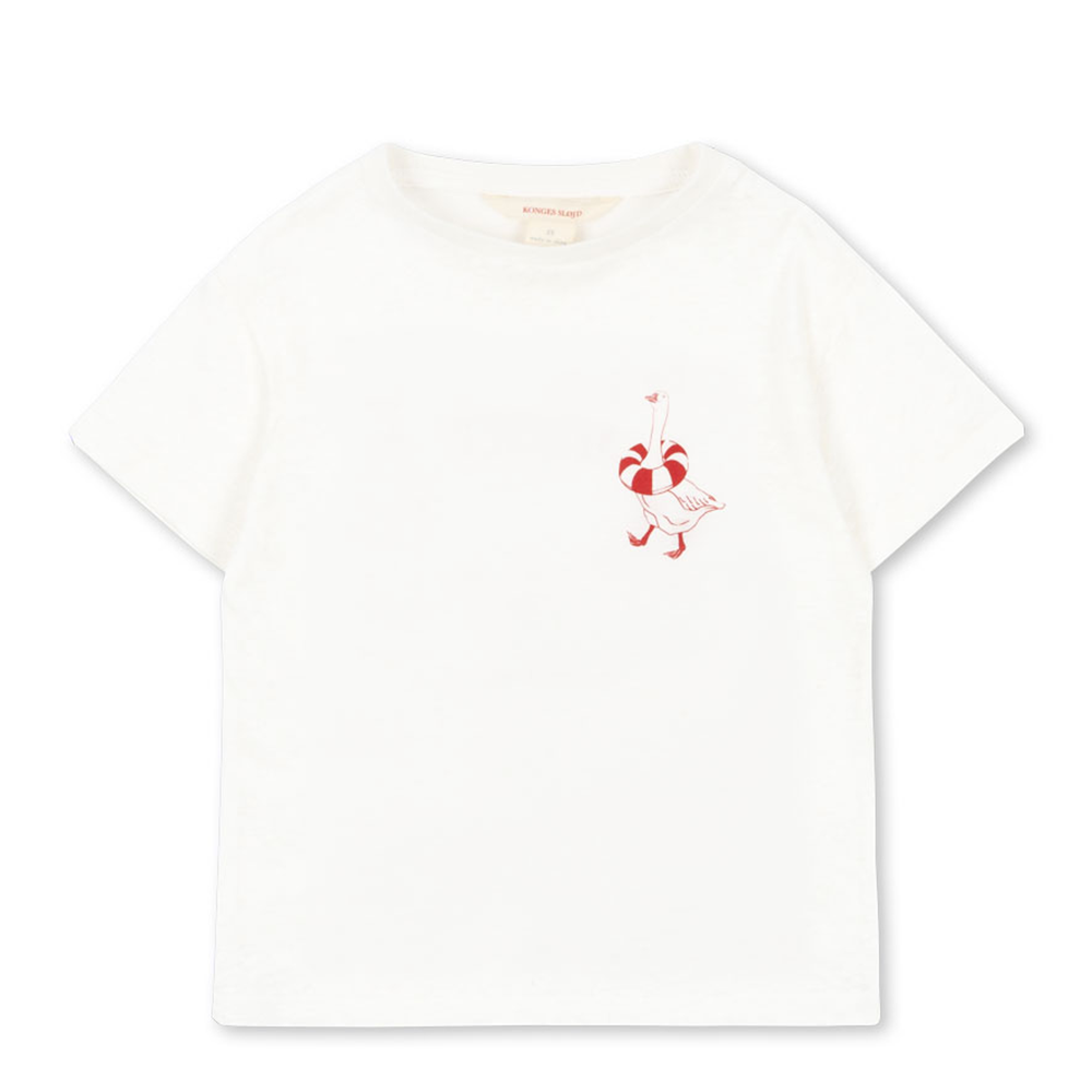 Konges Sløjd T-Shirt für Erwachsene 'Era Mommy'  Off White/Lifeguard Service