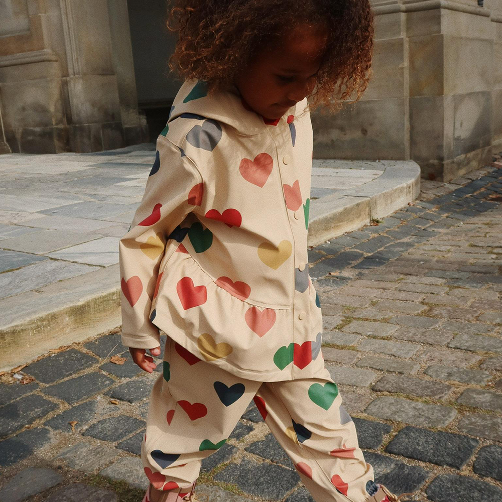 Konges Sløjd  Regenjacke/-hose Set 'Faire'  Bon Coeur Coloré