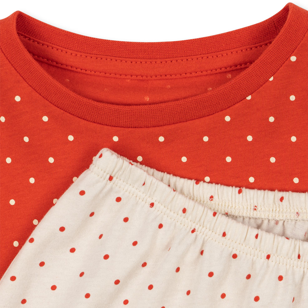 Konges Sløjd T-Shirt and Shorts 'Famo Box Fit' Fraise Dot