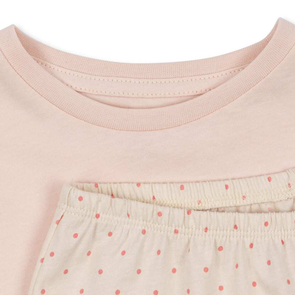 Konges Sløjd T-Shirt und Shorts 'Famo Box Fit' Pirouette Dot/Creole Pink