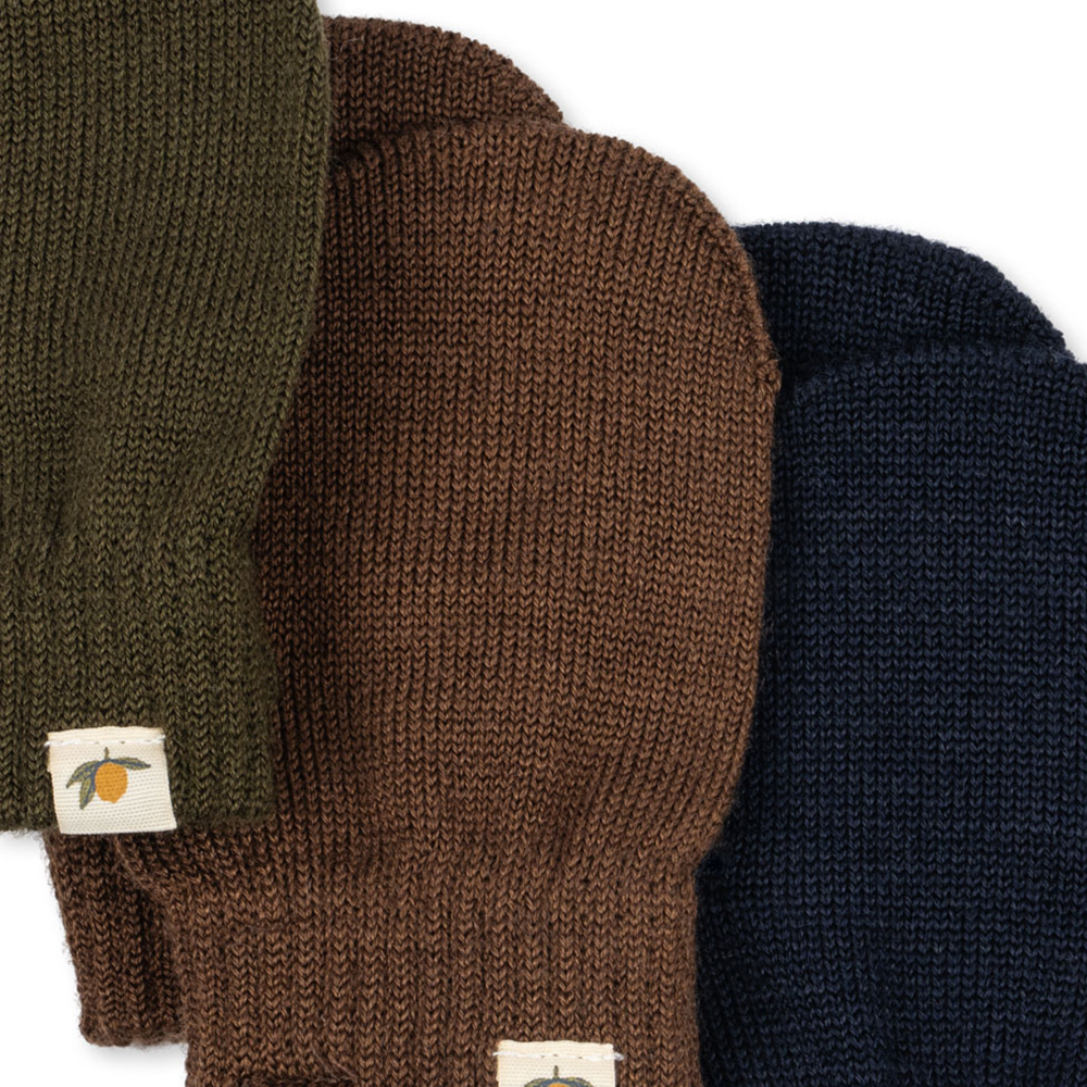 Konges Sløjd 'Filla' Mittens, 3-pack, Forest Mix