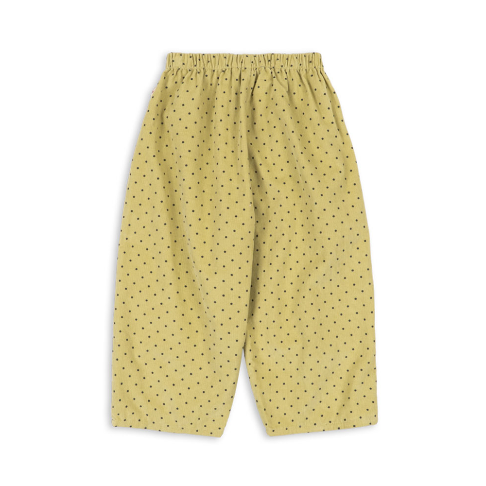Pantalon en velours côtelé Konges Sløjd 'Marlo' Dot Leek