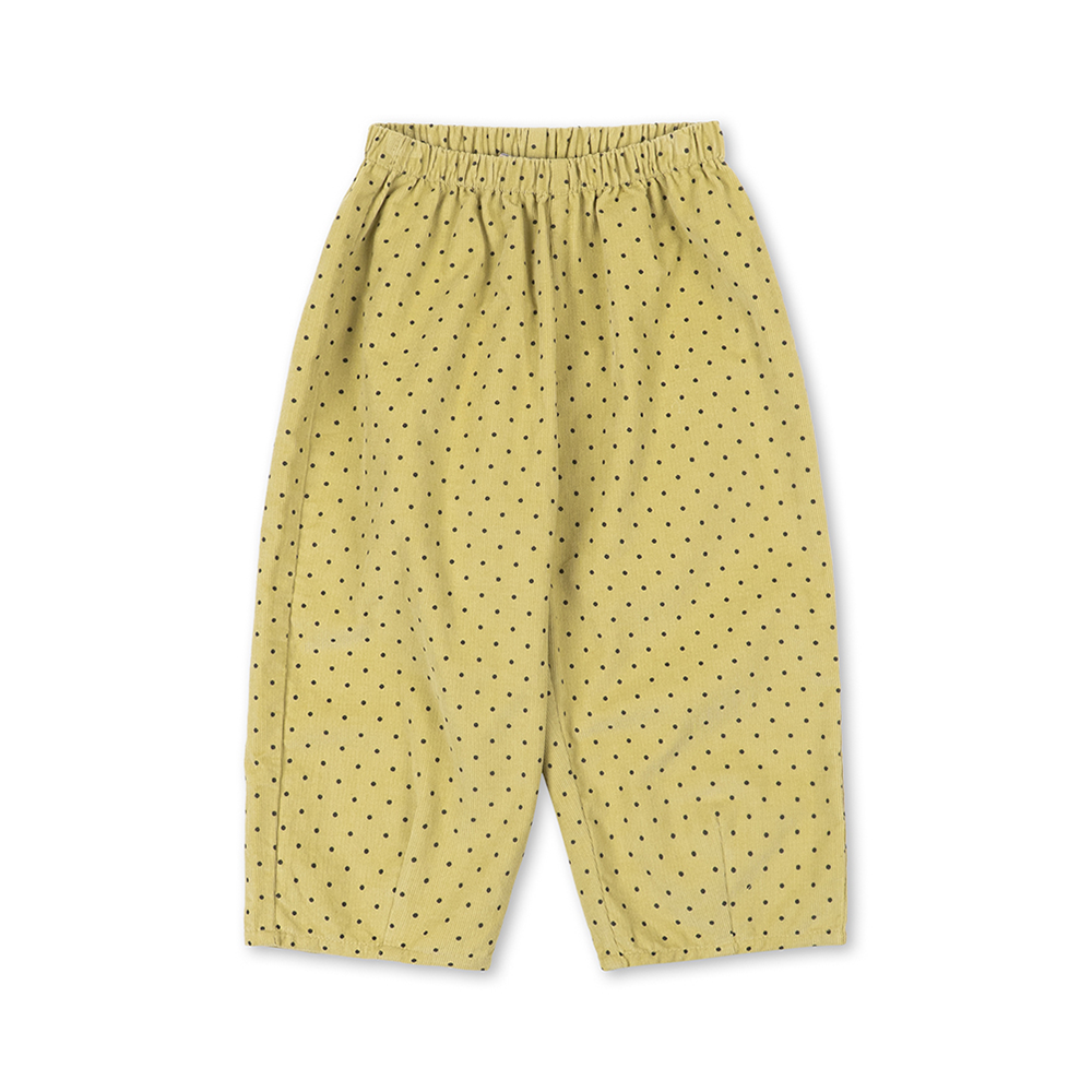 Pantalon en velours côtelé Konges Sløjd 'Marlo' Dot Leek