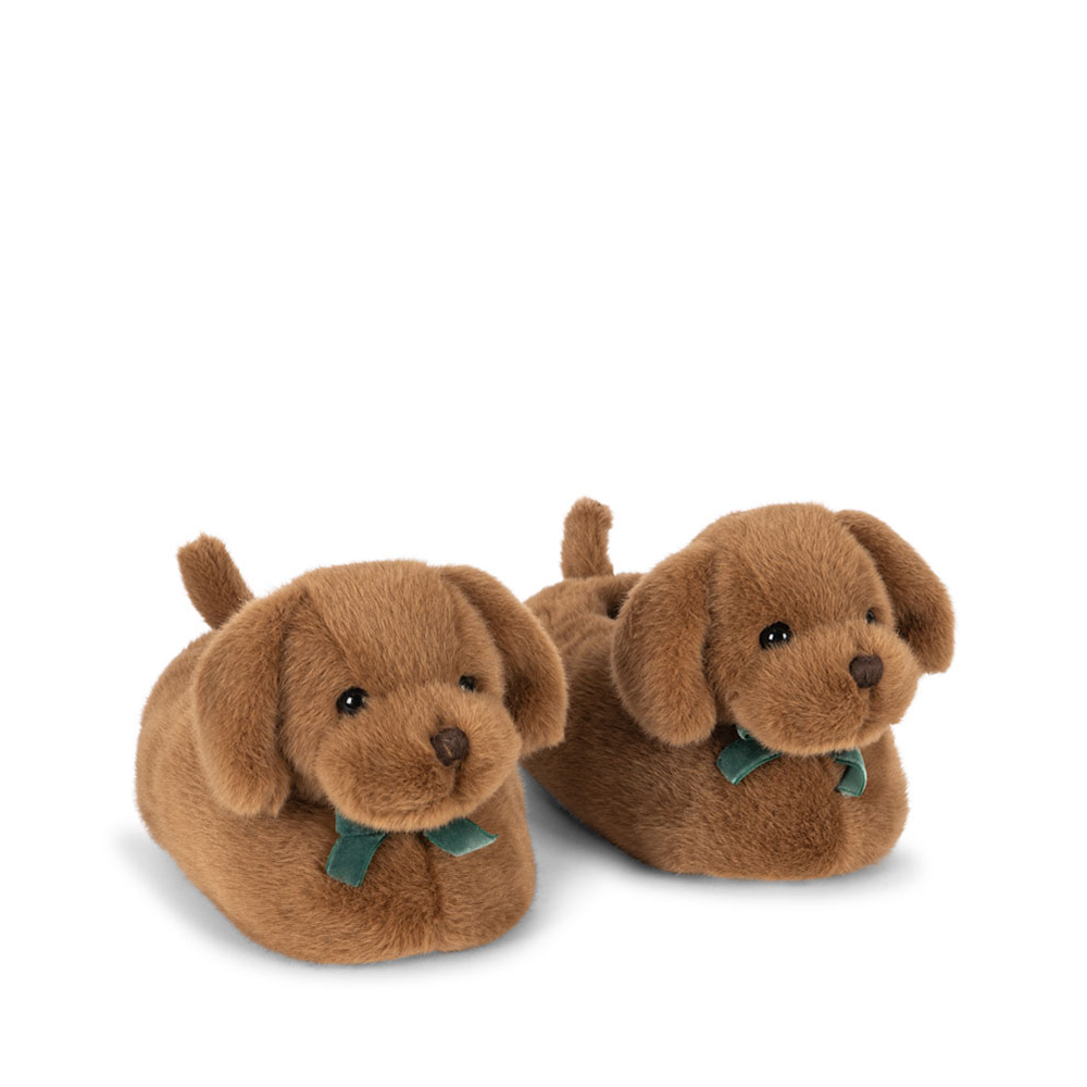 Chaussons Konges Sløjd 'Sausage Dog' Chicory Coffee
