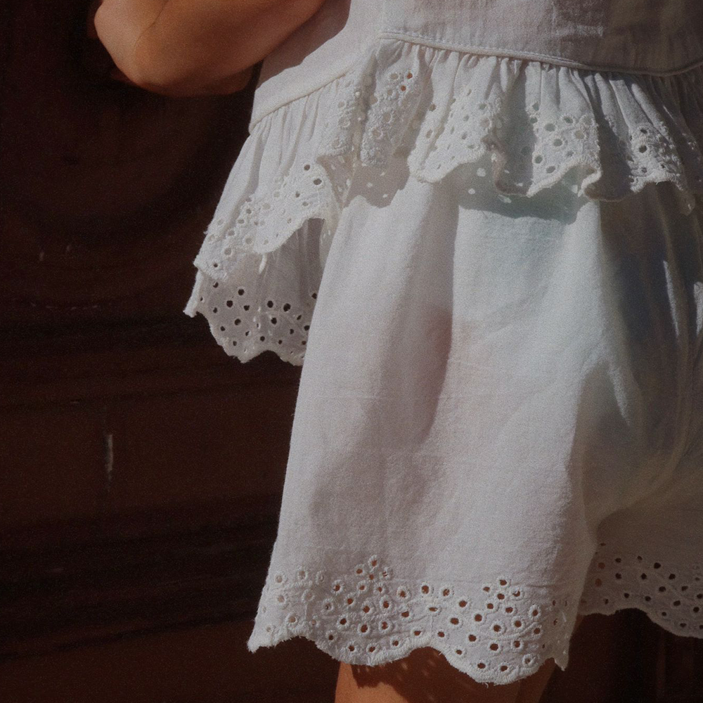 Konges Sløjd Shorts 'RHW X KS' Fiori Optic White