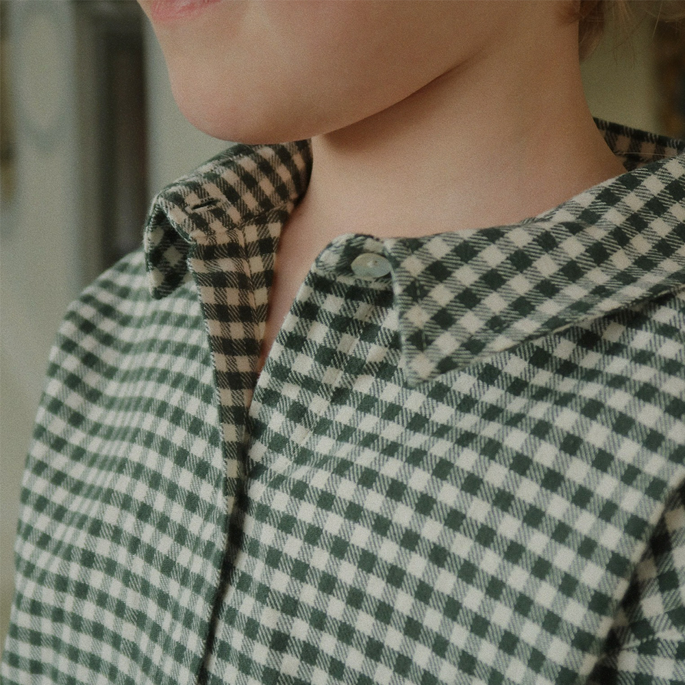 Konges Sløjd Cotton Shirt 'Foret' Green Check